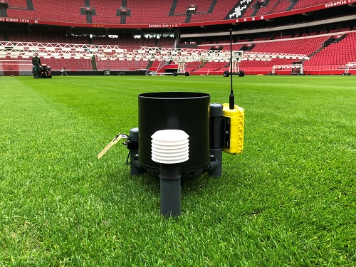 Measuring Rain on football fields